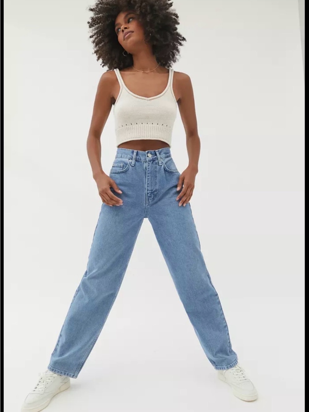 BDG Urban Outfitters High-Rise Baggy Jeans Light Wash Blue Size 30